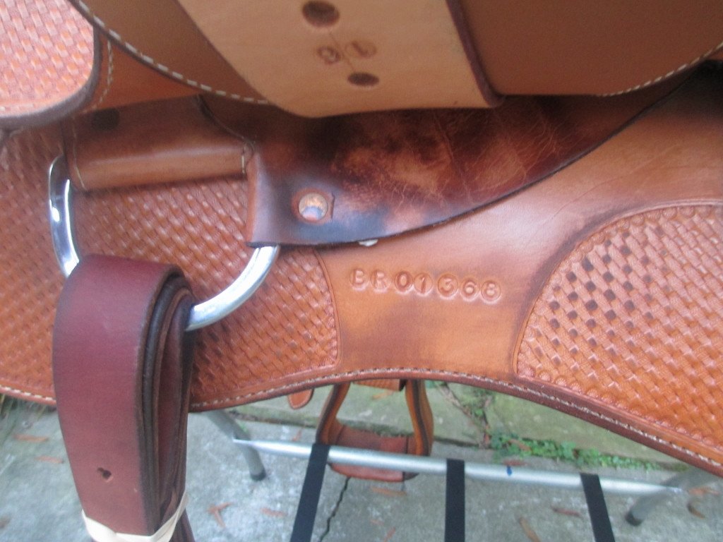 blue ribbon saddle serial number lookup